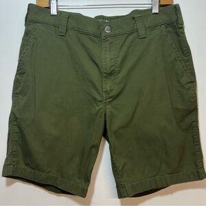 Carhartt Olive Green Flat Front Men’s Shorts